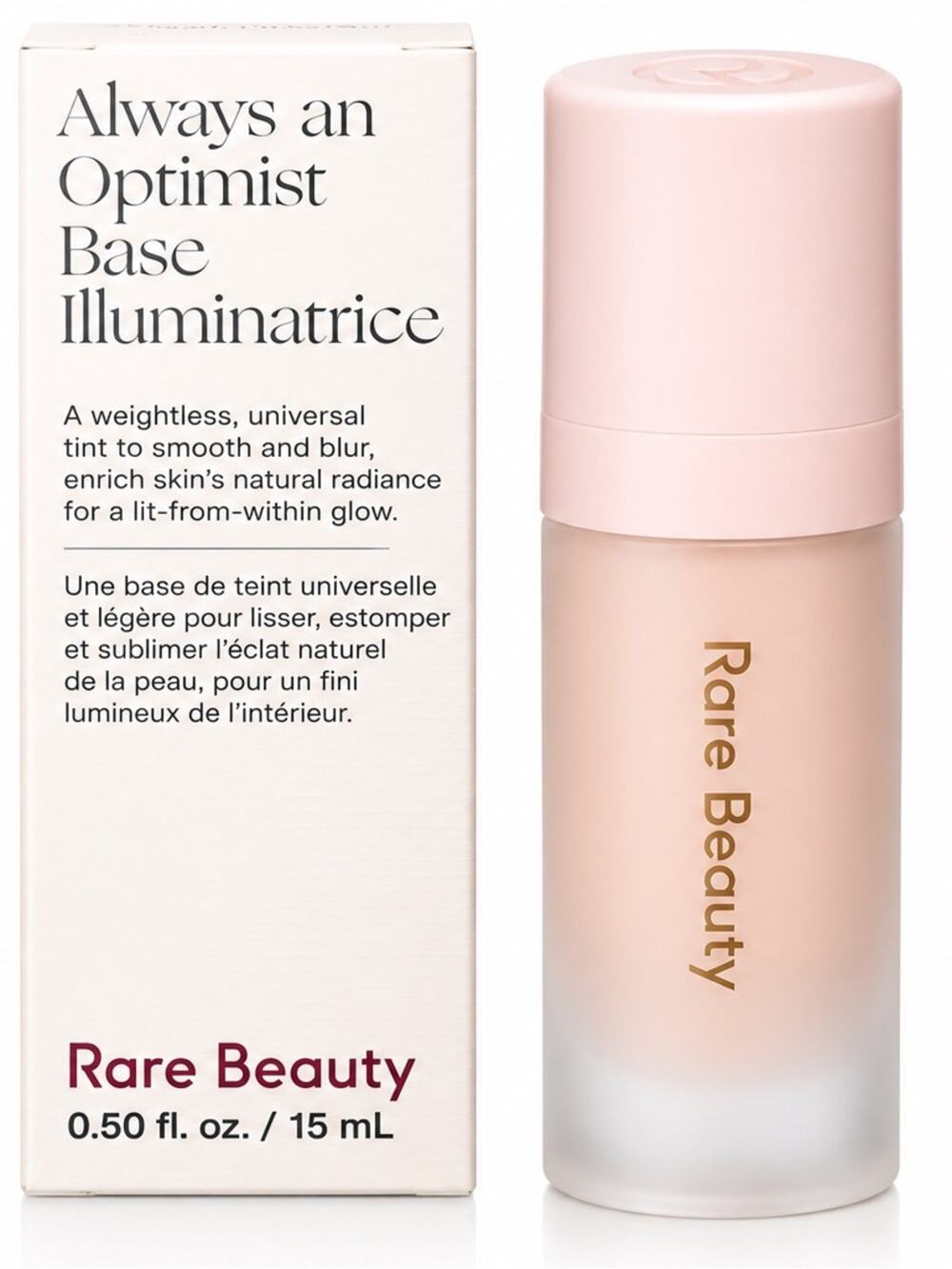 NIB Rare Beauty Always an Optimist Illuminating Primer Mini 0.5 oz 15 mL